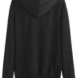 Jackets & Coats - Black Hoodie Sign Language "Bruh" Jackets & Coats - Black Hoodie Sign Language "Bruh"